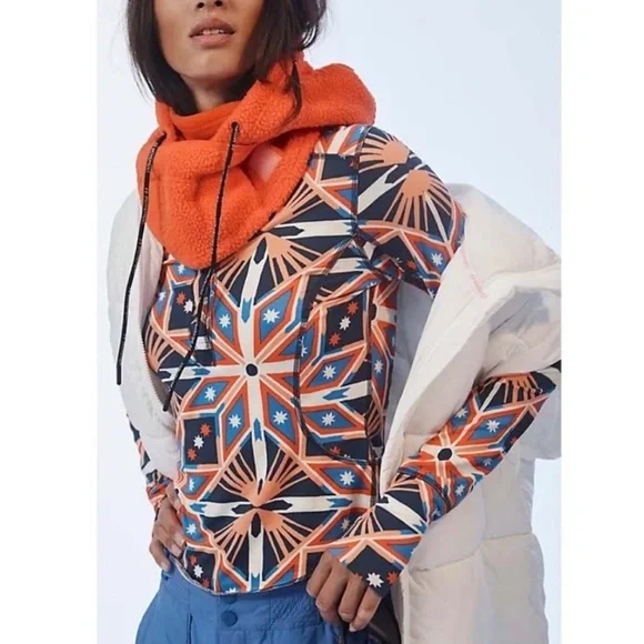 Free People, XL(16) Fireside Henley Top L/S w/thumbhole, NWT - Picture 1 of 7